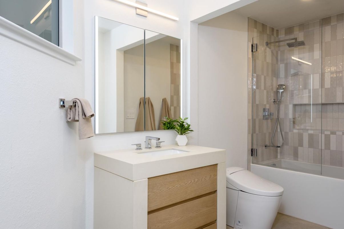 Bathroom, Glass Shower, Interior