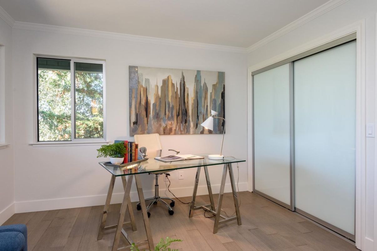 Home Office, Interior, Wood Texture Flooring