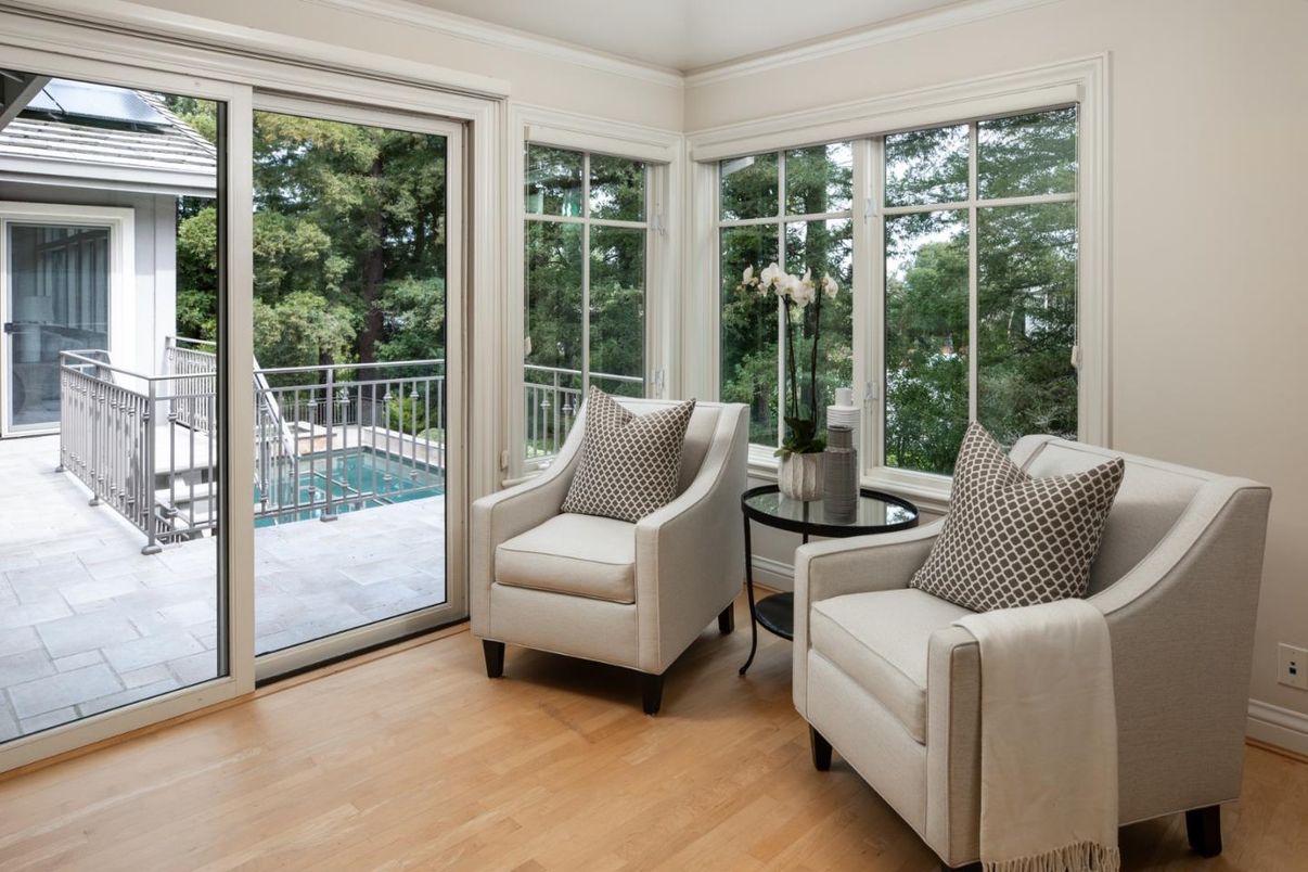 Interior, Sun Room, Wood Texture Flooring