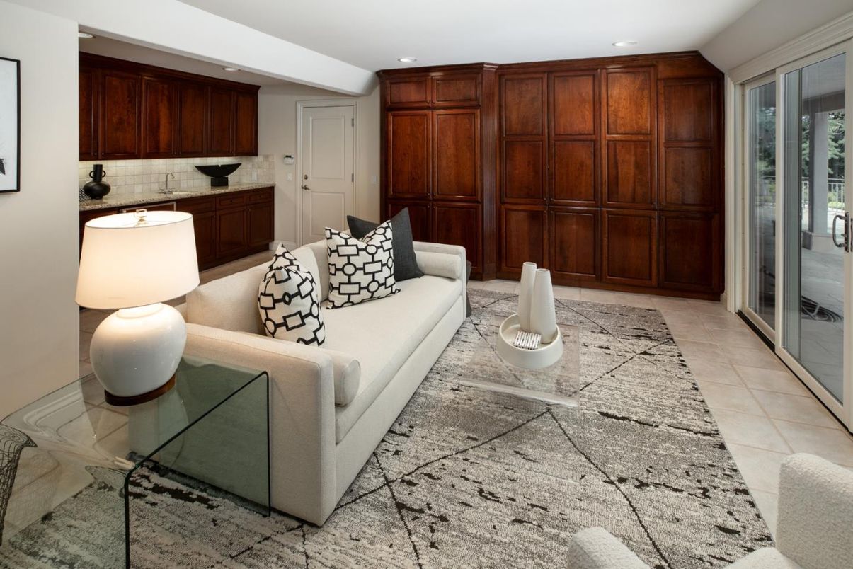 Interior, Living room, Recessed Lighting