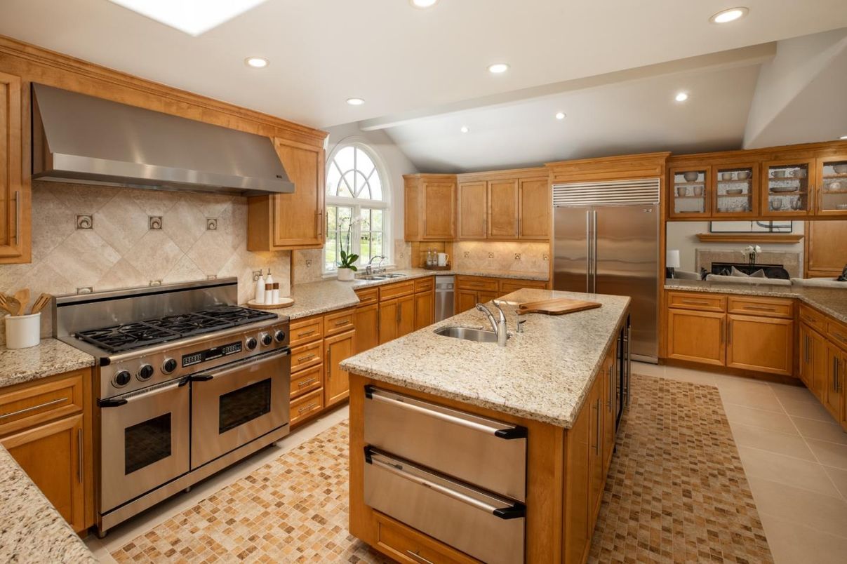 Interior, Kitchen, Recessed Lighting, Stainless Steel Appliances