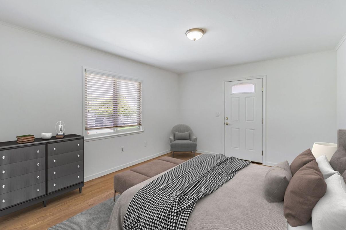 Bedroom, Interior, Wood Texture Flooring