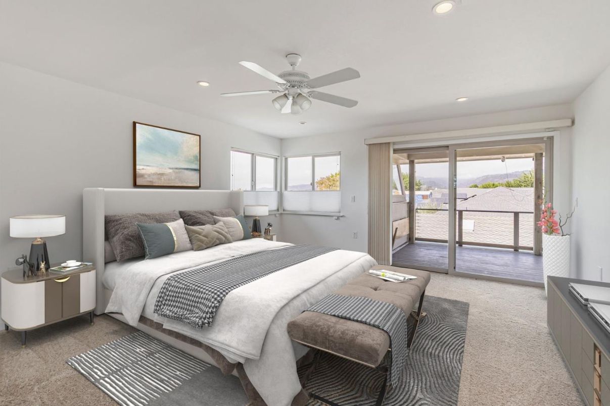 Bedroom, Interior, Recessed Lighting