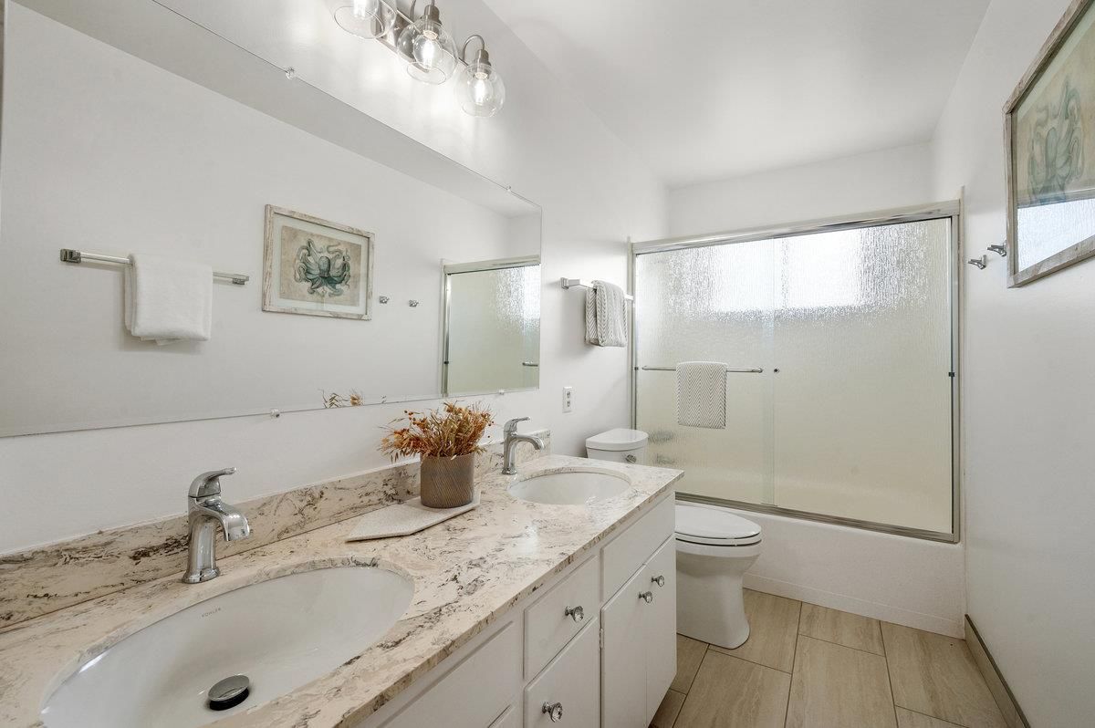 Bathroom, Dual Sink Vanities, Glass Shower, Interior