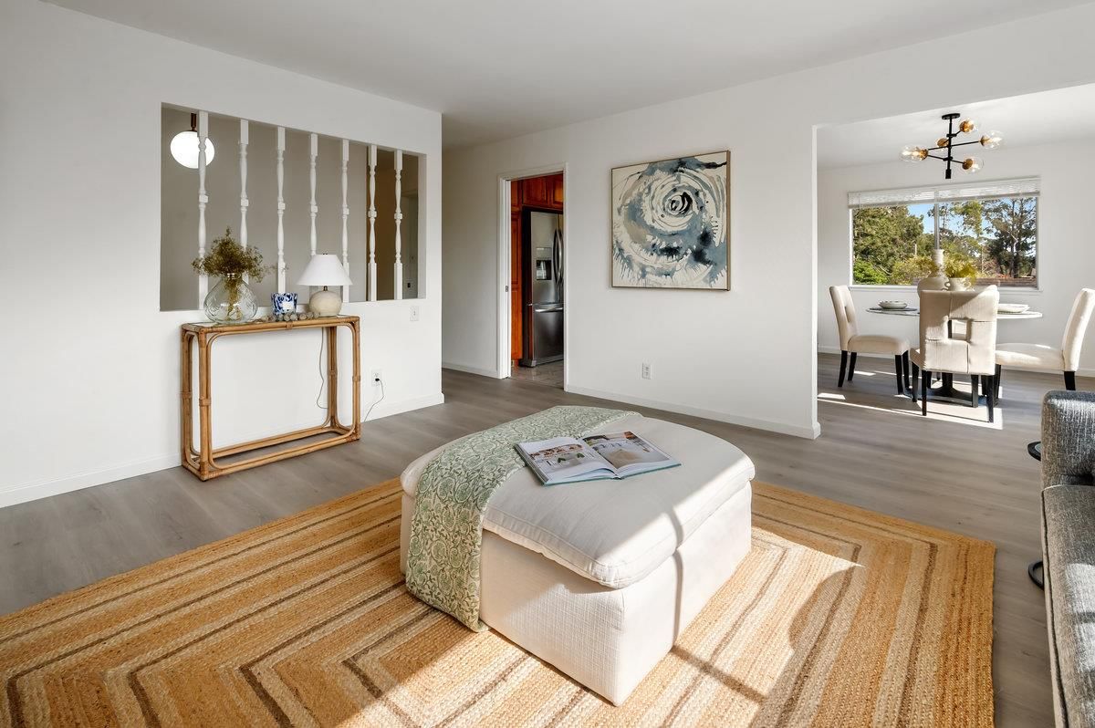 Dining room, Interior, Wood Texture Flooring