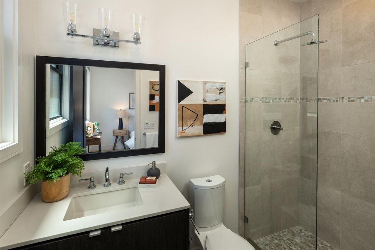 Bathroom, Glass Shower, Interior