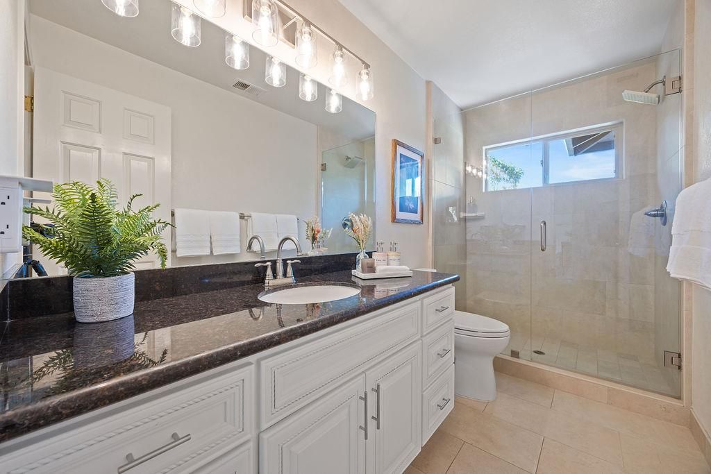 Bathroom, Dual Sink Vanities, Glass Shower, Interior