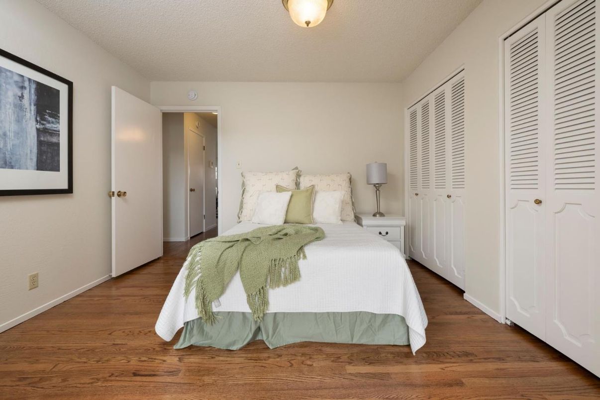 Bedroom, Interior, Wood Texture Flooring