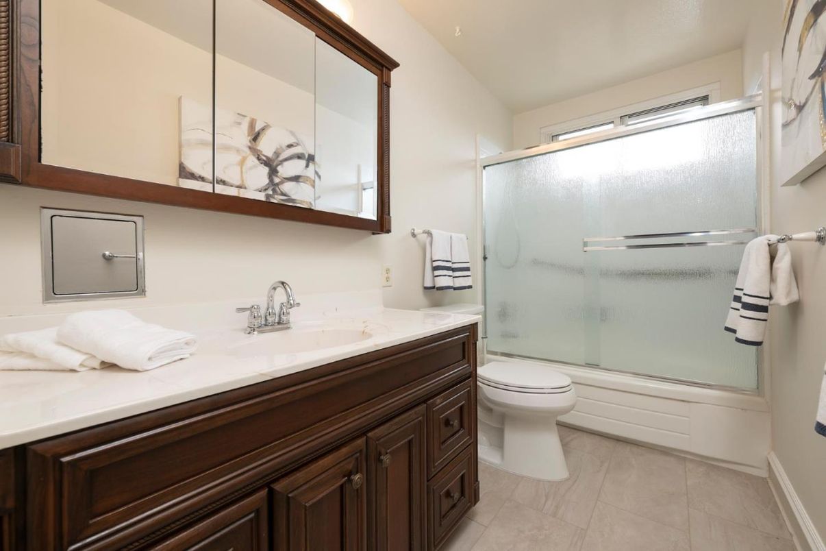 Bathroom, Glass Shower, Interior