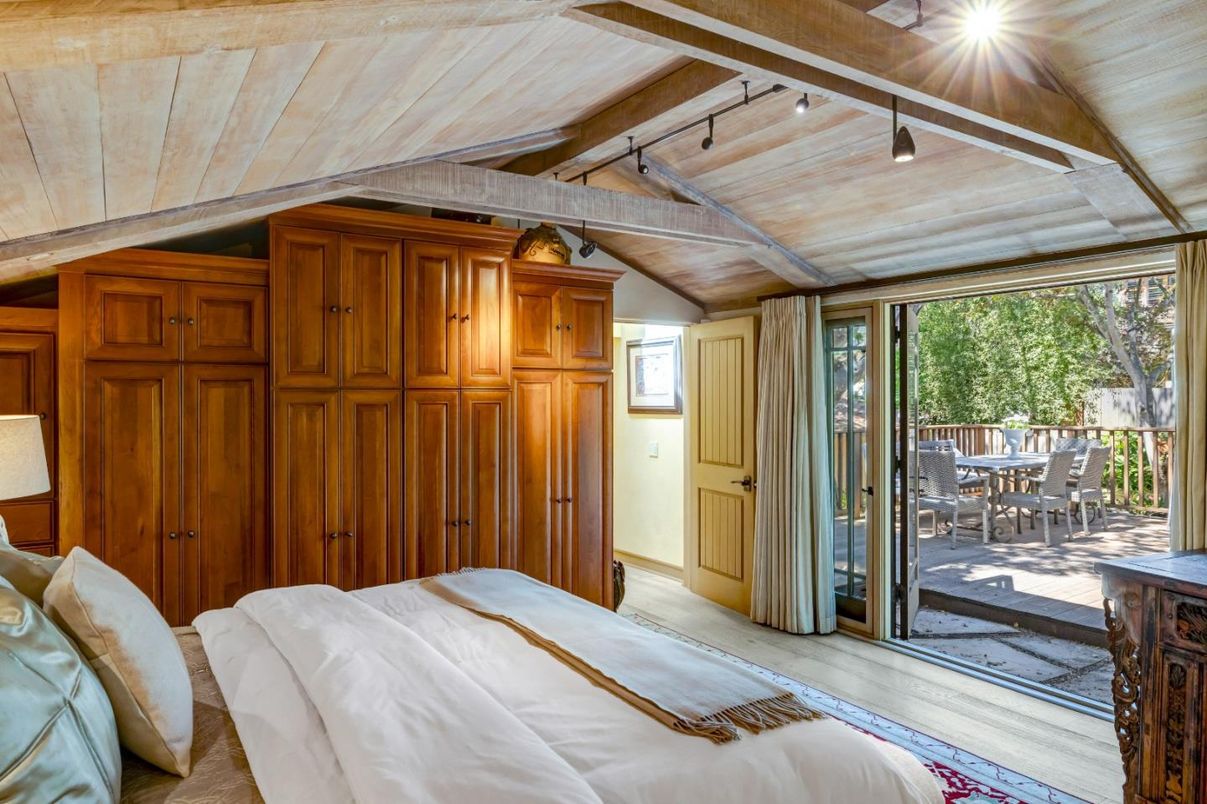 Bedroom, Interior, Wooden Beams, Wooden Ceilings, Wooden Walls