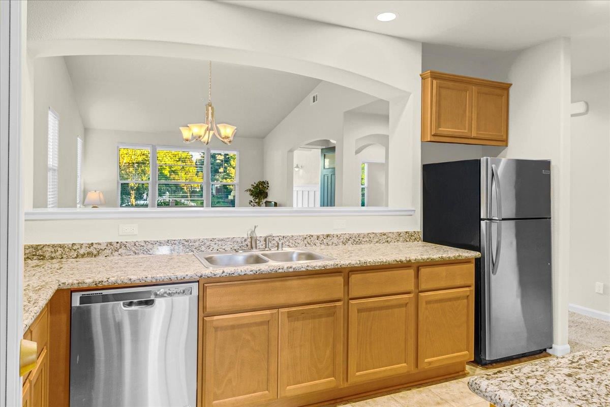 Interior, Kitchen, Pendant Lights, Recessed Lighting