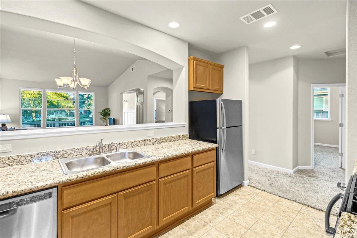 Interior, Kitchen, Pendant Lights, Recessed Lighting