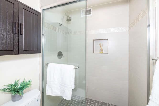 Bathroom, Glass Shower, Interior