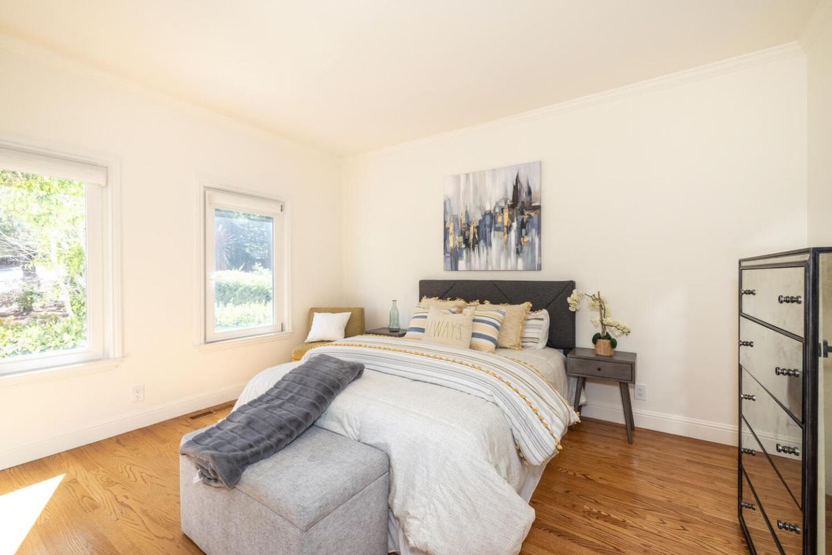 Bedroom, Interior, Wood Texture Flooring