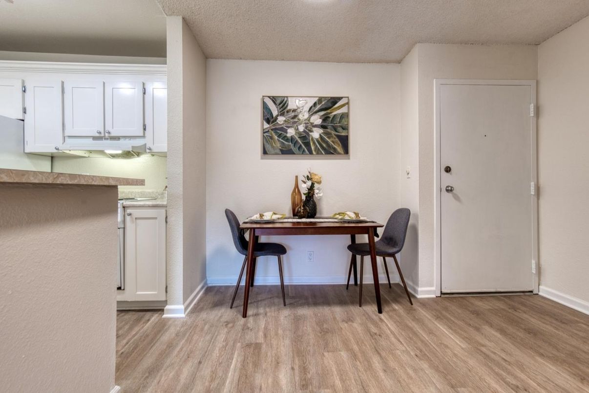 Dining room, Interior, Wood Texture Flooring