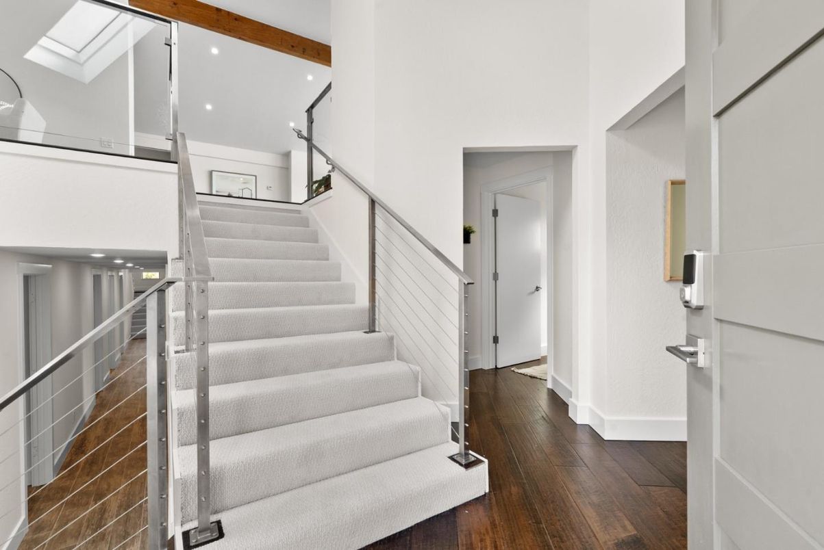 Interior, Recessed Lighting, Wooden Beams, Wood Texture Flooring