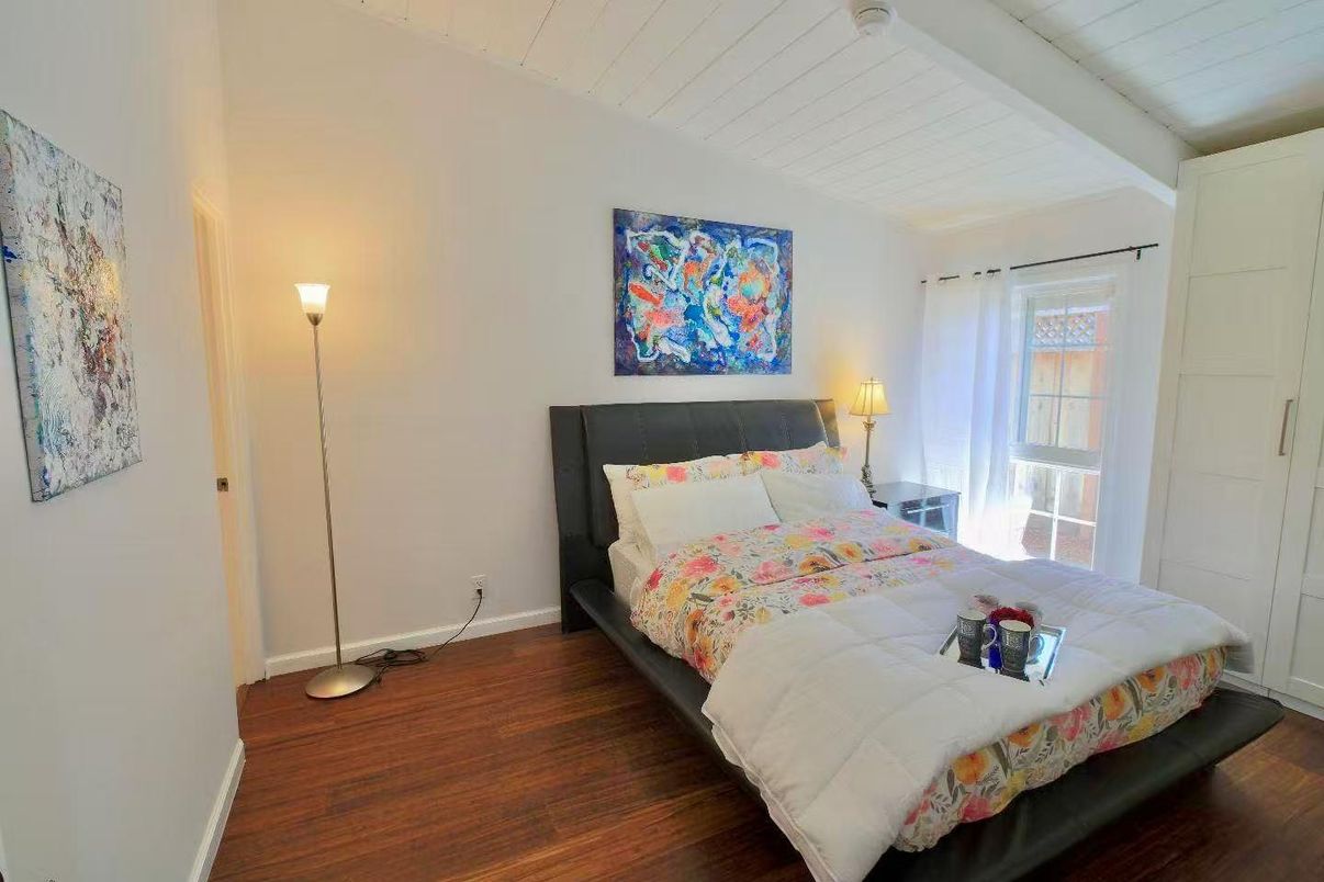 Bedroom, Interior, Wood Texture Flooring