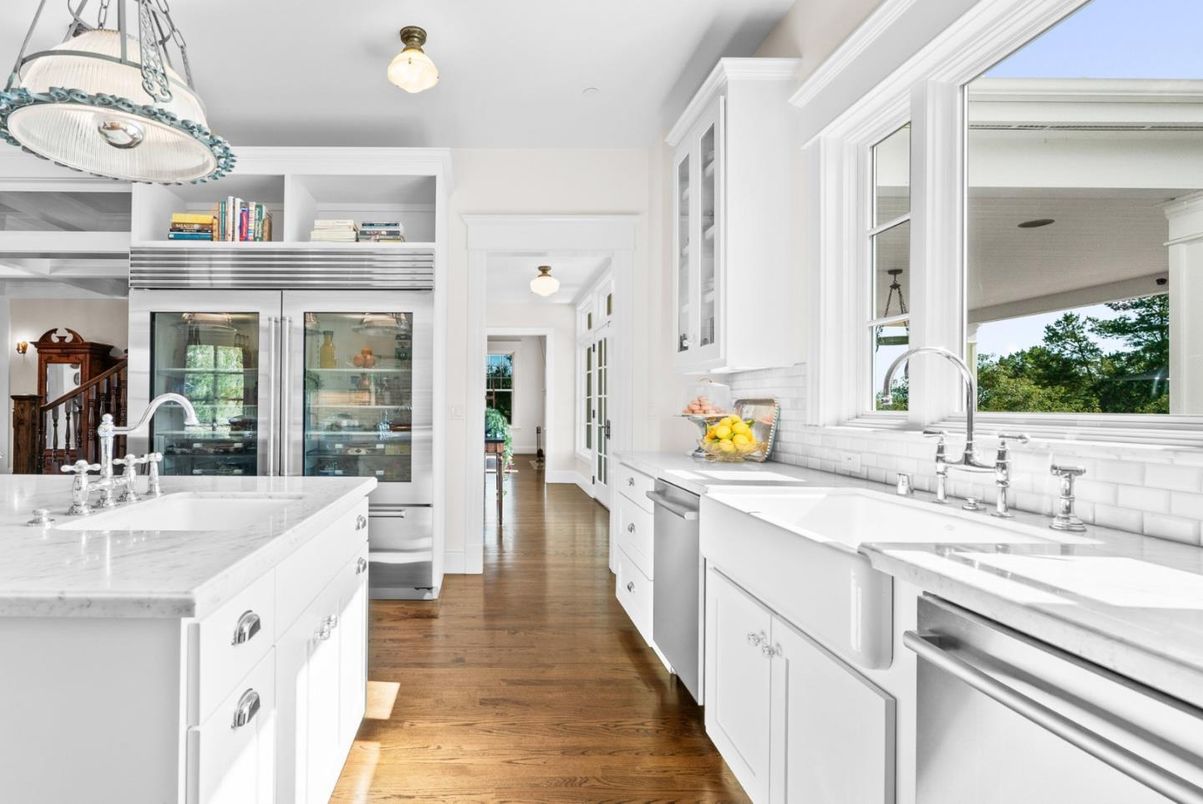 Interior, Kitchen, Wood Texture Flooring