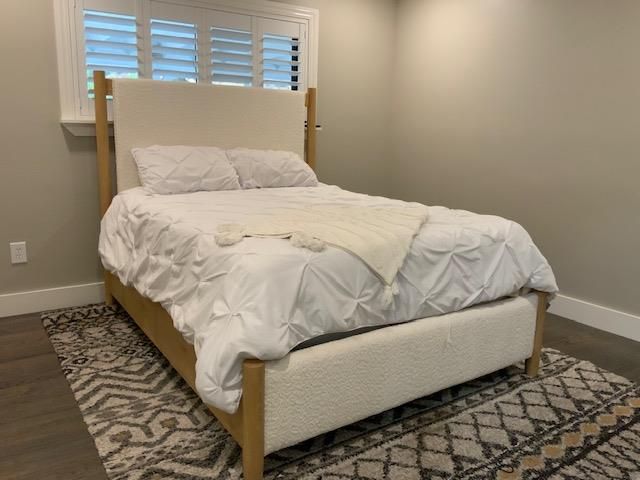 Bedroom, Interior, Wood Texture Flooring