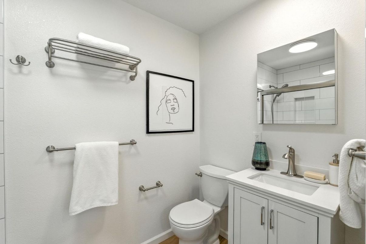 Bathroom, Interior, Wood Texture Flooring