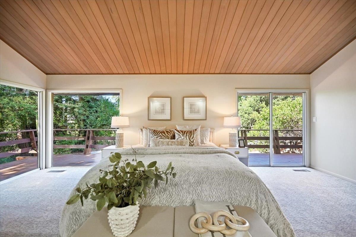 Bedroom, Interior, Wooden Ceilings