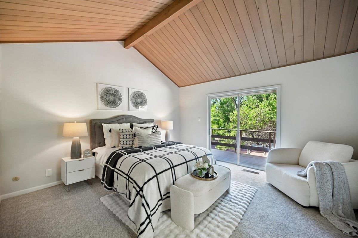 Bedroom, Interior, Wooden Beams, Wooden Ceilings