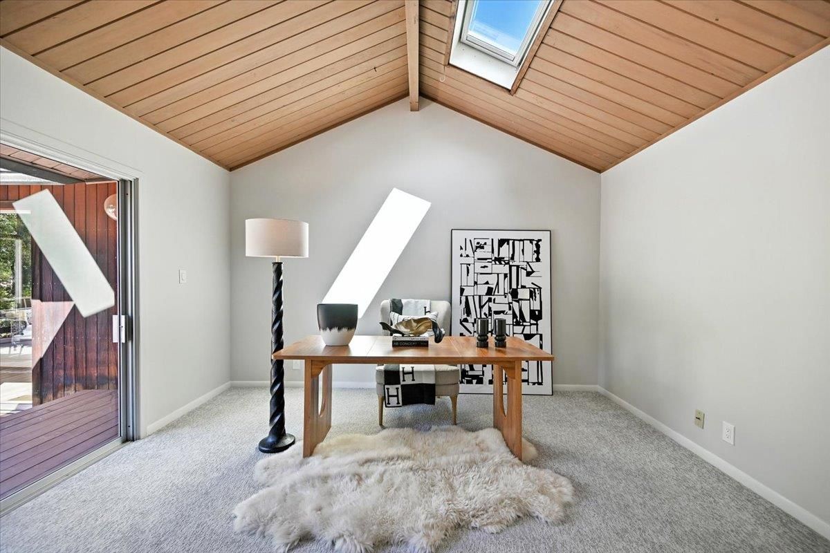 Home Office, Interior, Wooden Ceilings