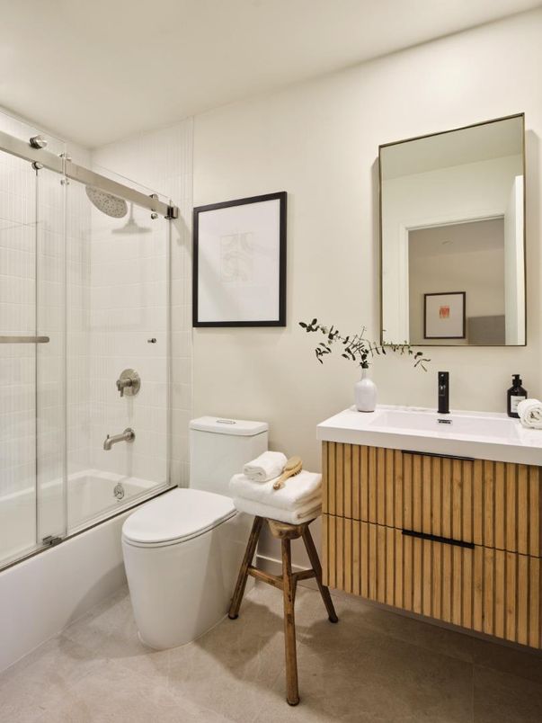 Bathroom, Glass Shower, Interior