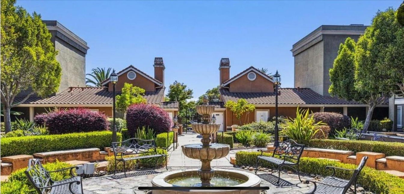 Attached, Backyard, Exterior, Facade, Mediterranean