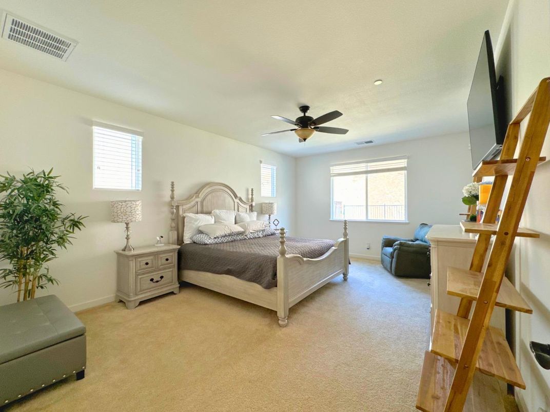 Bedroom, Interior, Recessed Lighting