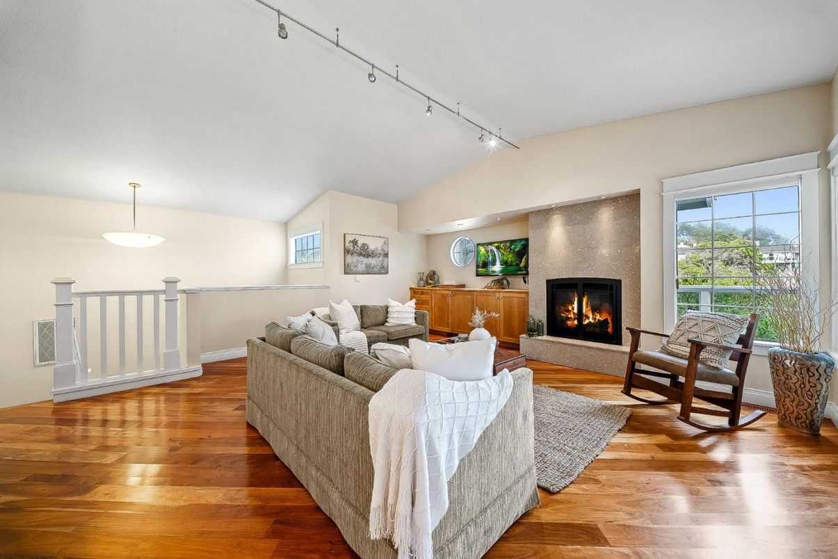 Fireplace, Interior, Living room, Wood Texture Flooring