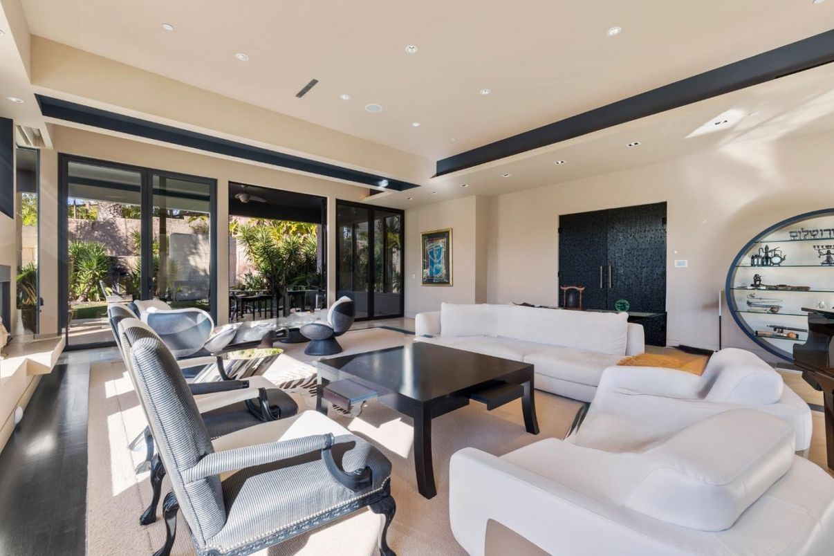 Interior, Living room, Recessed Lighting