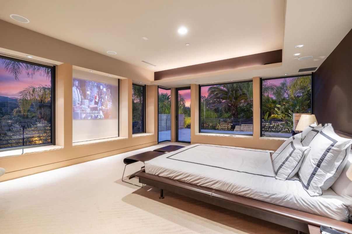 Bedroom, Interior, Recessed Lighting