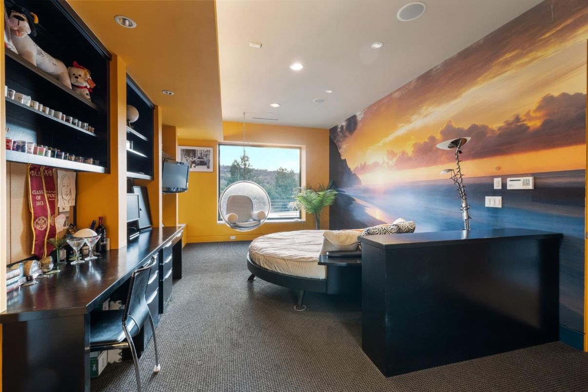 Home Office, Interior, Recessed Lighting