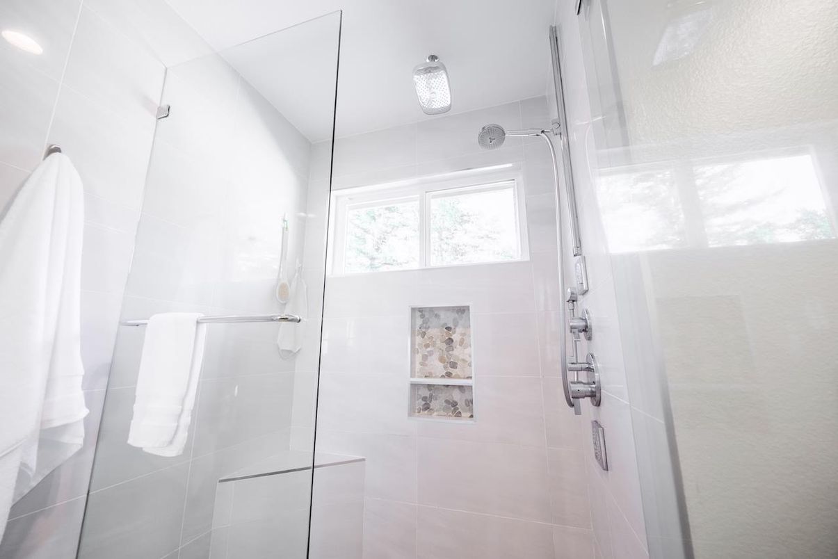 Bathroom, Glass Shower, Interior