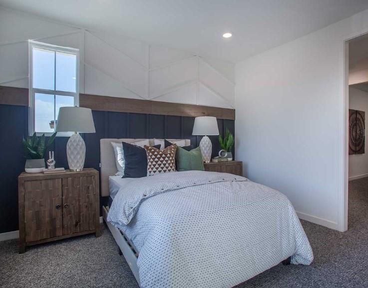 Bedroom, Interior, Recessed Lighting