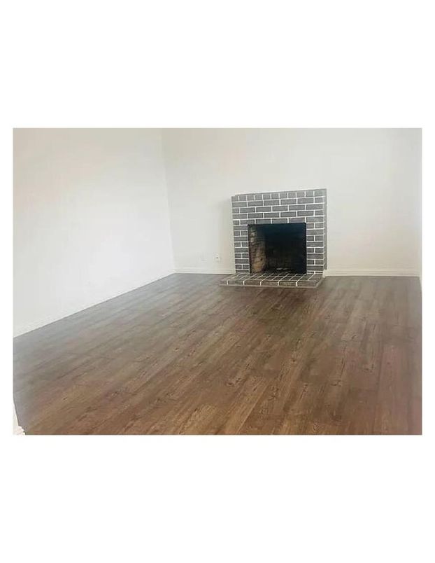 Empty room, Fireplace, Interior, Wood Texture Flooring