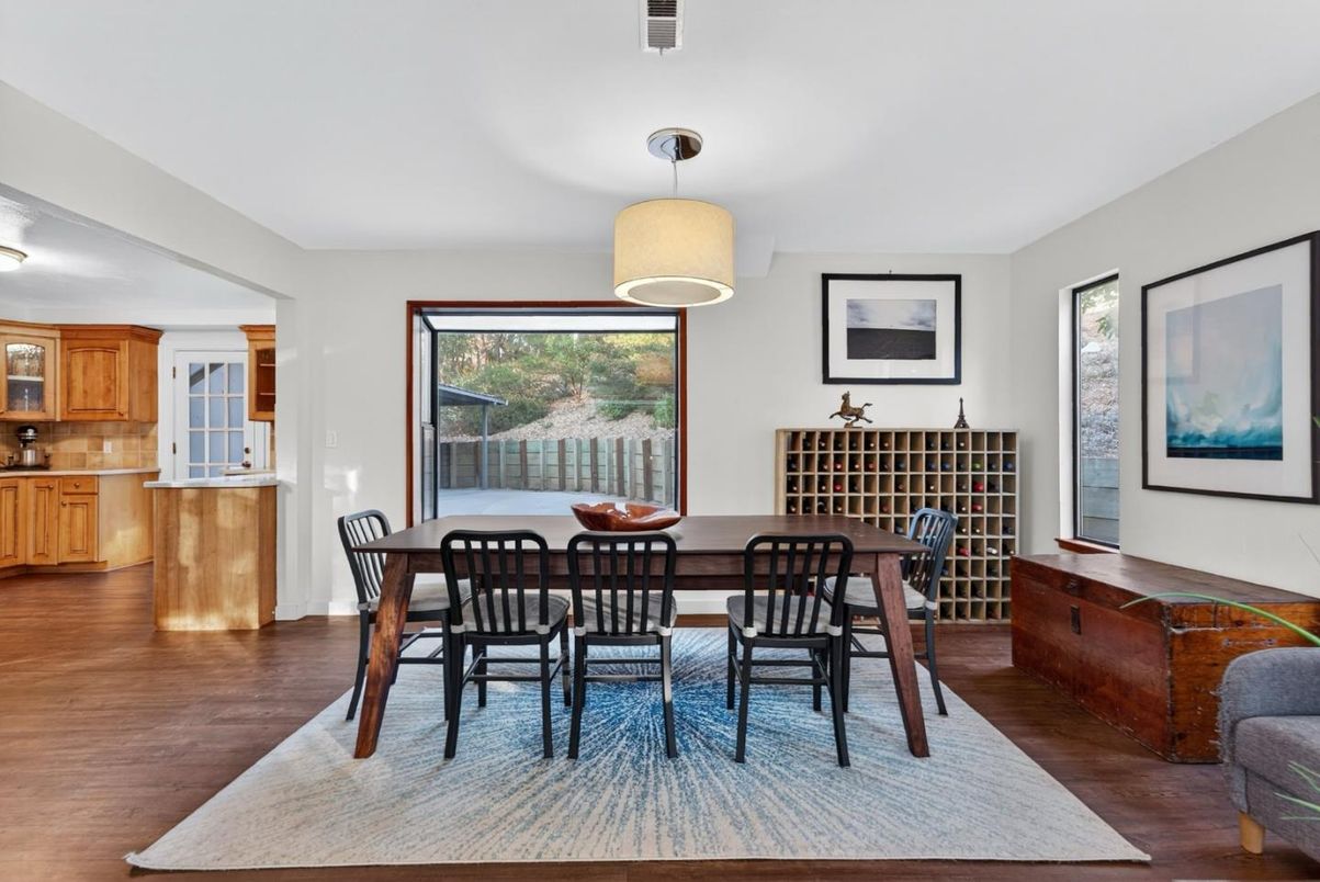 Dining room, Interior, Kitchen, Wood Texture Flooring
