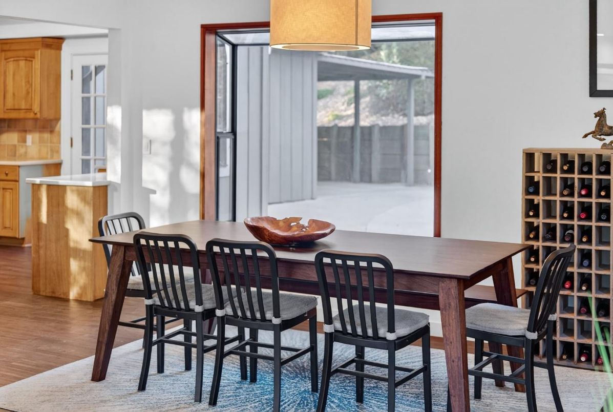 Dining room, Interior, Wood Texture Flooring