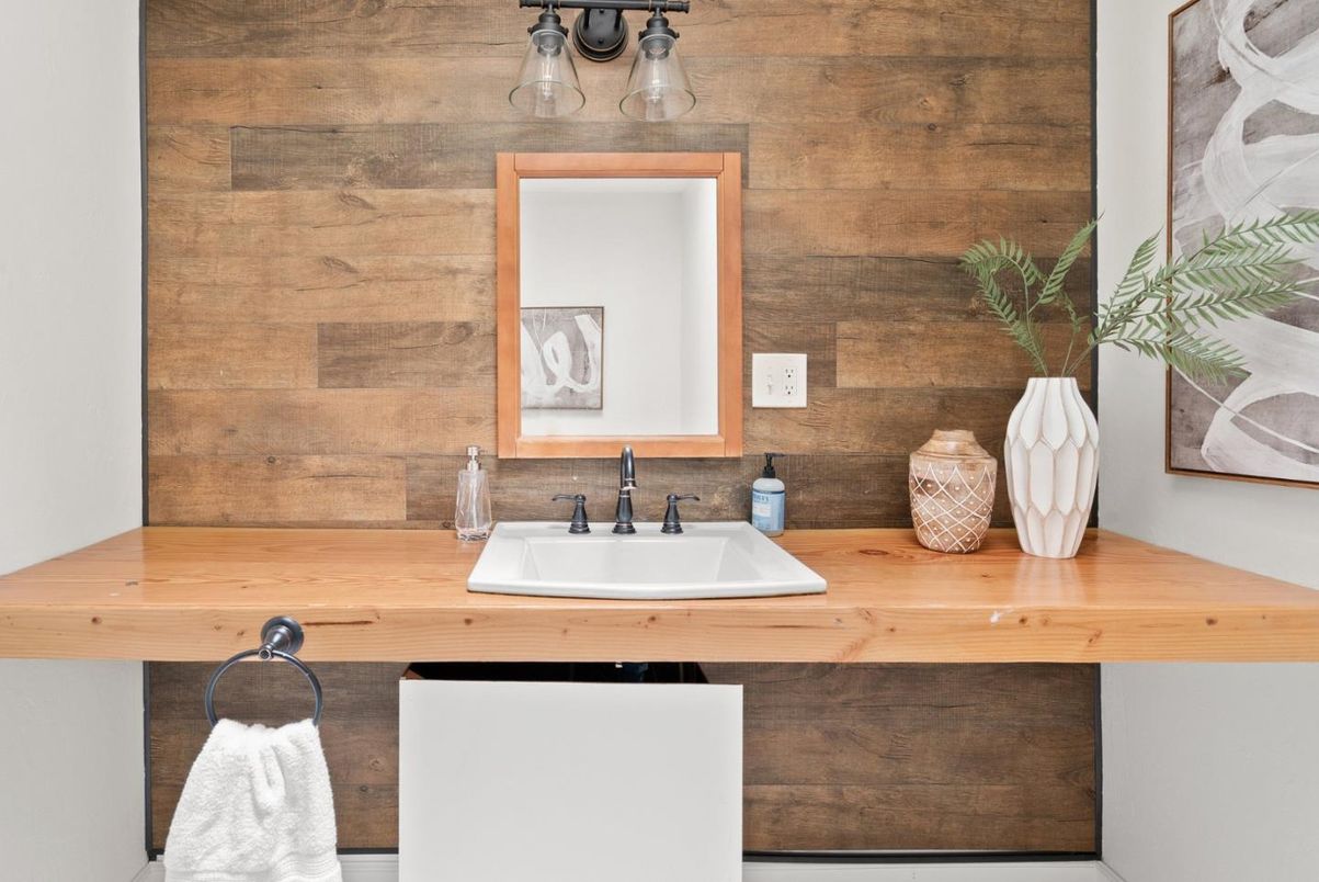 Bathroom, Interior, Wooden Walls