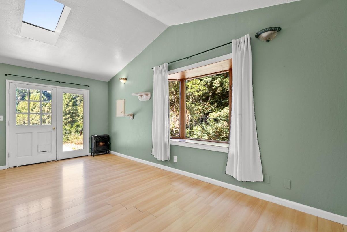 Empty room, Fireplace, Interior, Wood Texture Flooring