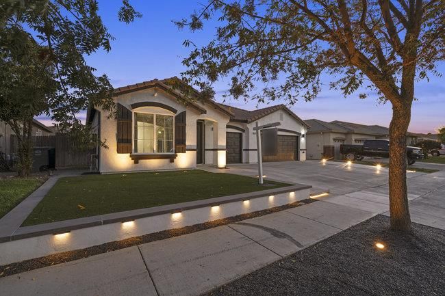 Attached, Backyard, Exterior, Facade, Mediterranean