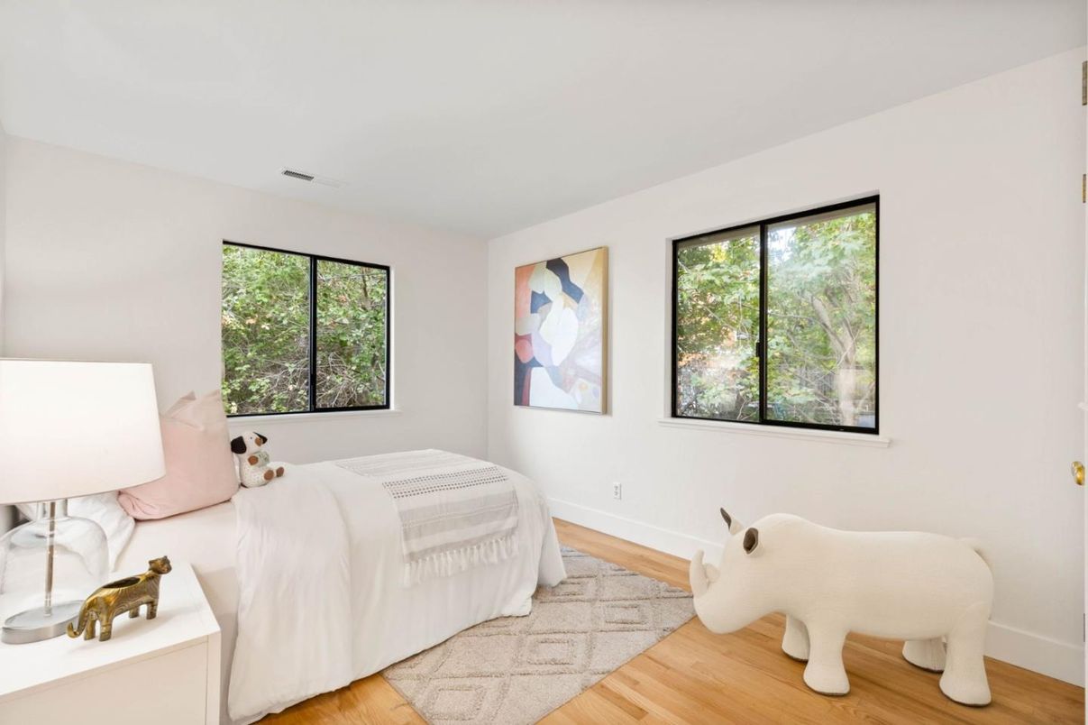 Bedroom, Interior, Wood Texture Flooring