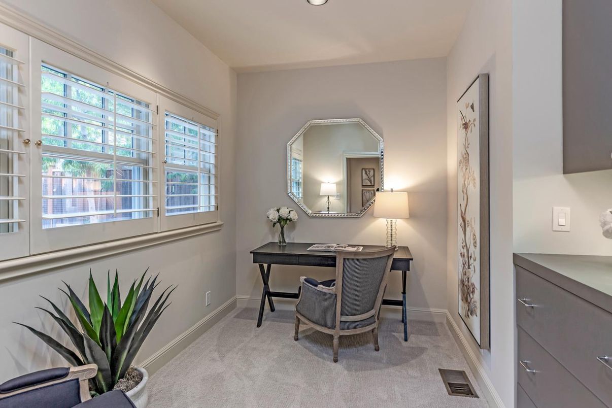 Home Office, Interior, Recessed Lighting