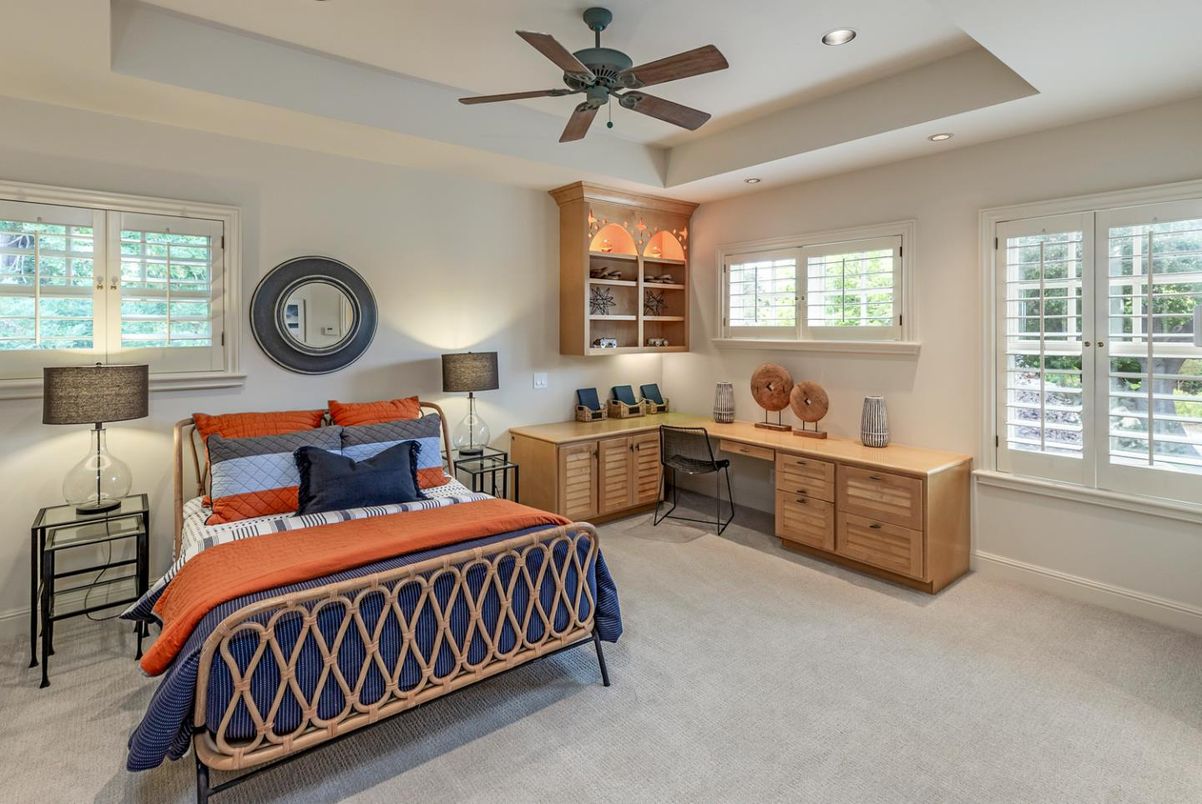 Bedroom, Home Office, Interior, Recessed Lighting