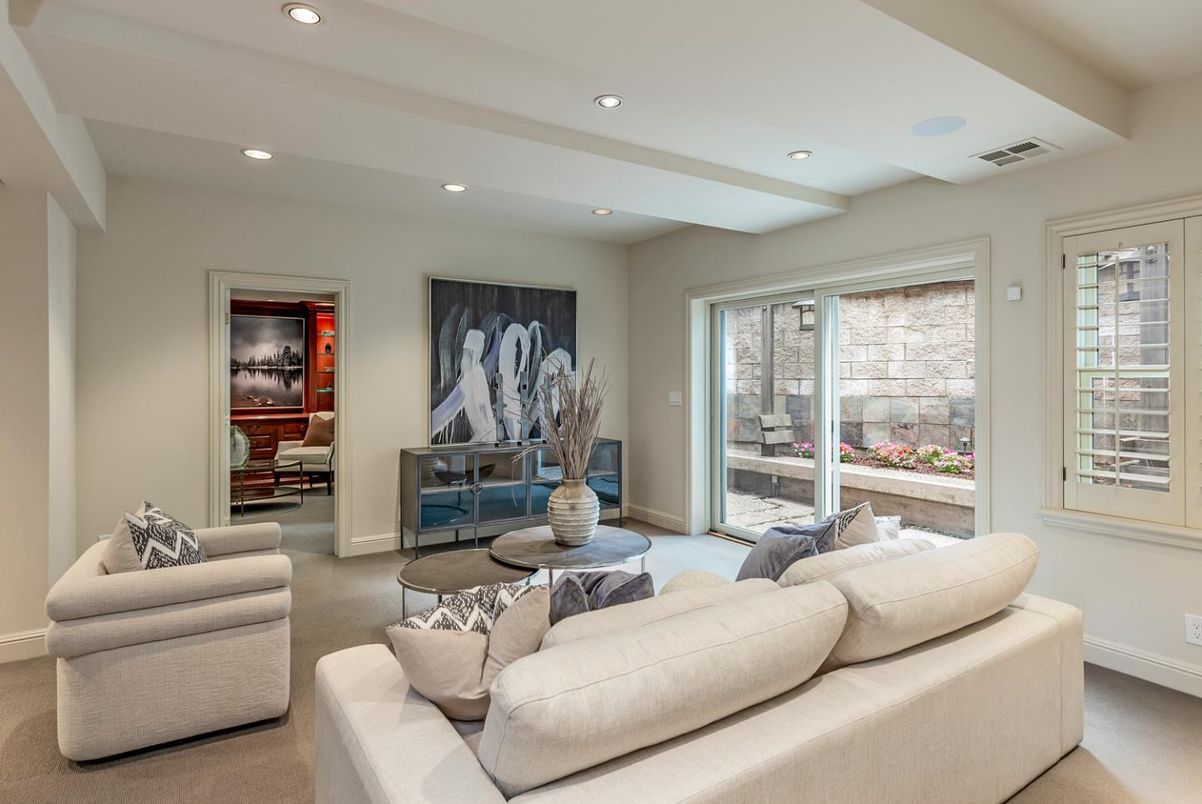 Interior, Living room, Recessed Lighting