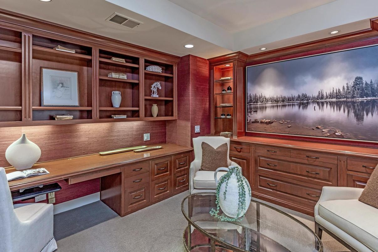 Home Office, Interior, Recessed Lighting