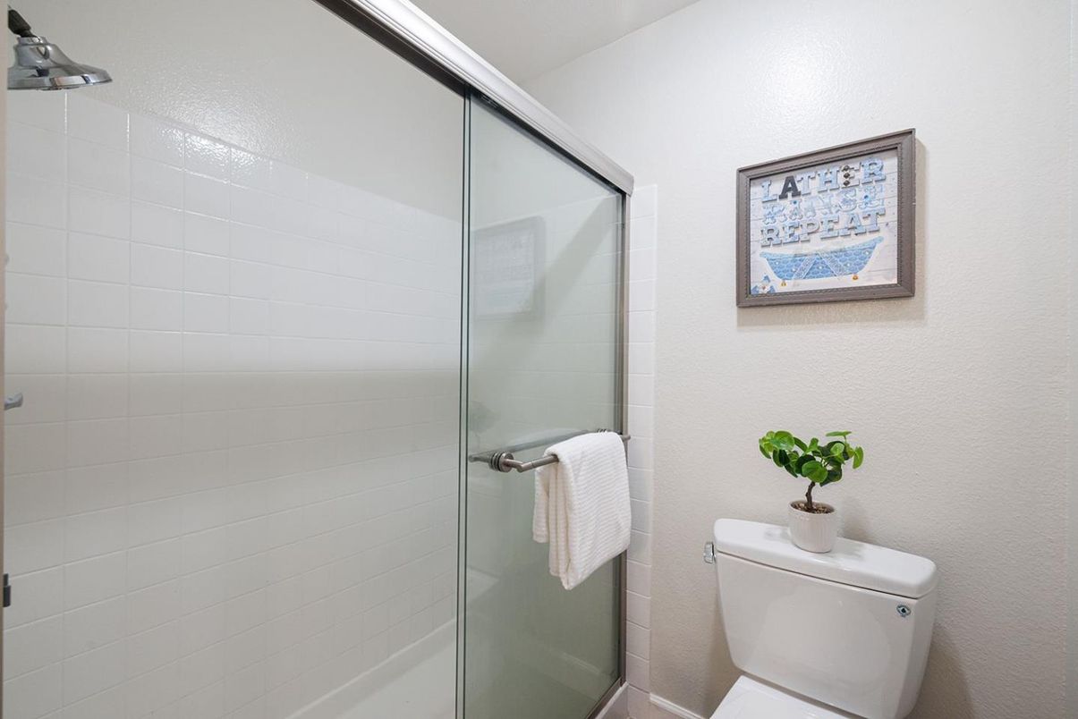 Bathroom, Glass Shower, Interior