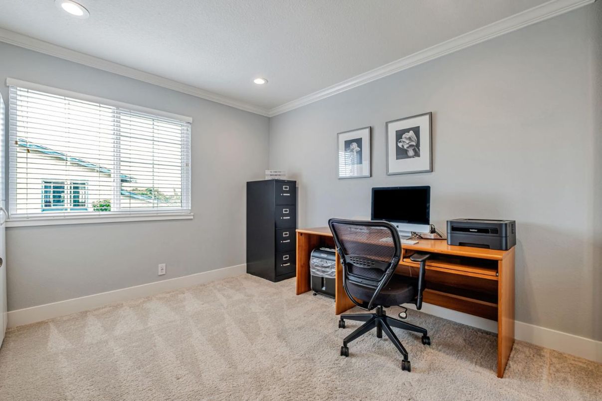 Home Office, Interior, Recessed Lighting
