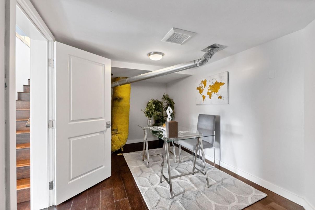 Home Office, Interior, Wood Texture Flooring